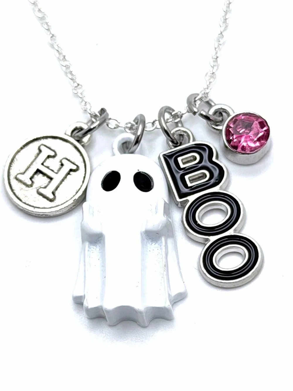Halloween Ghost Boo Necklace